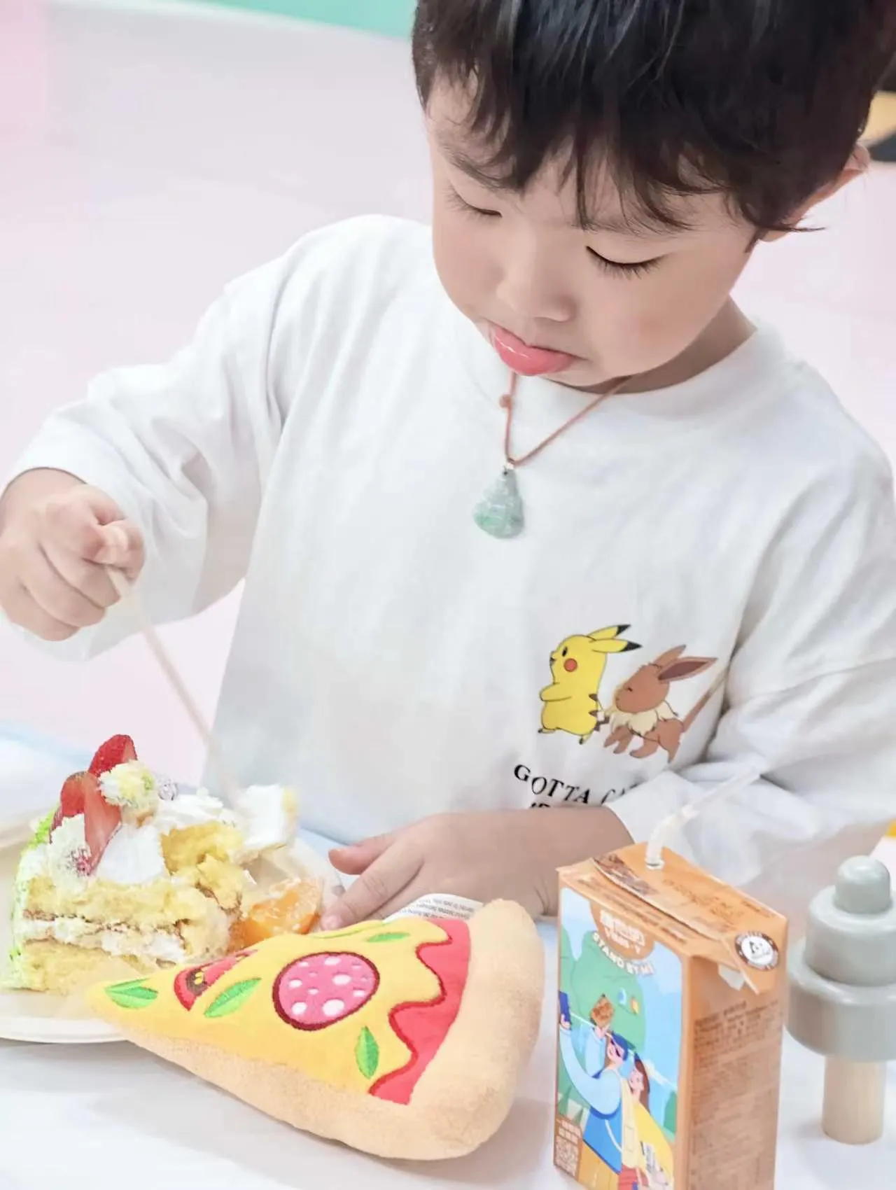 Child at the play kitchen, Kidstation North Point