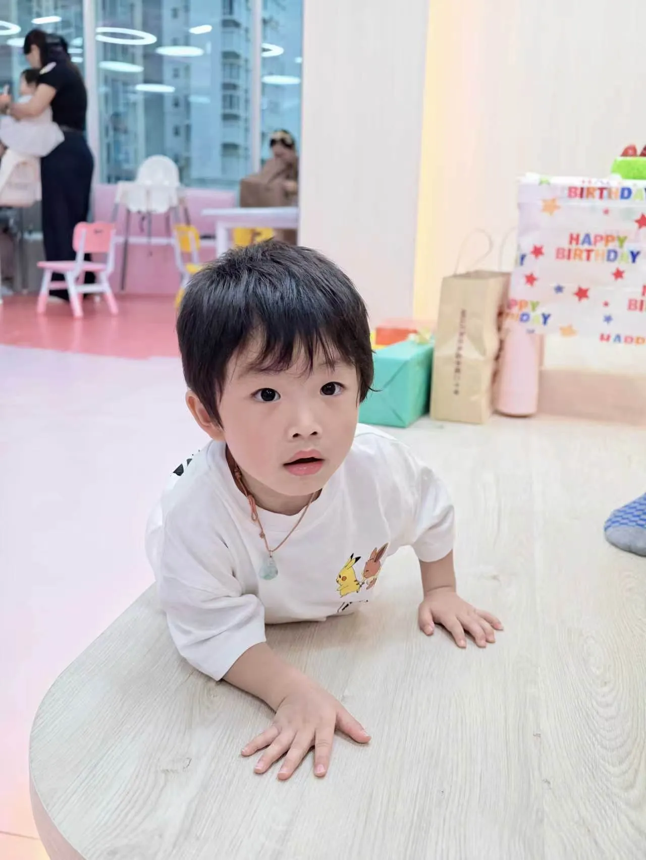 Toddler playing on the floor, Kidstation North Point